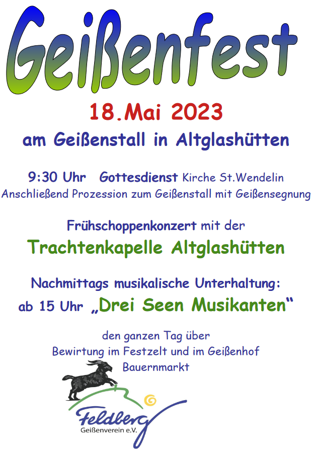 Geißenfest 18.05.2023