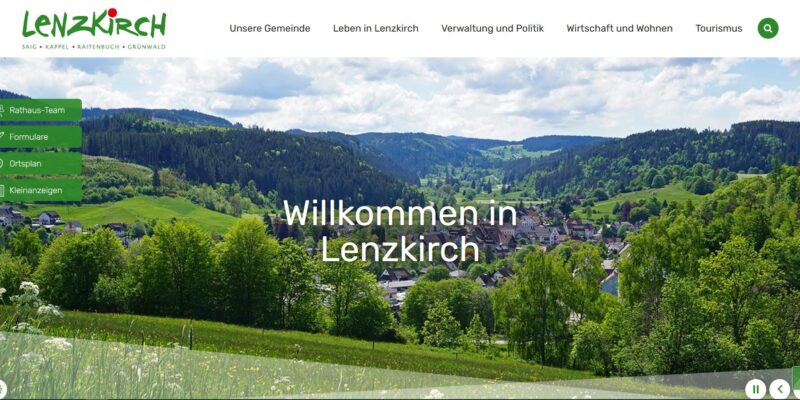 Startseite Lenzkirch Screenshot
